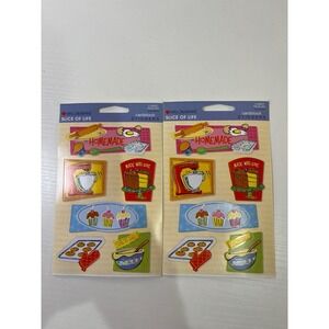 Mrs Grossmans Slice of Life Homemade Baking Cardstock Stickers 2 Sheets 09 31366